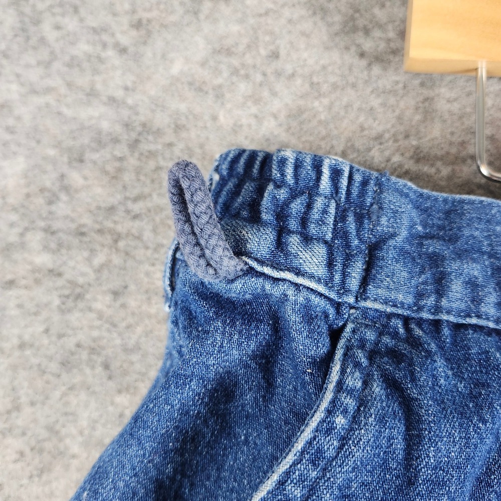 Cabela's Denim Utility Shorts Mens 40 Blue Carpenter Relaxed Elastic Waist ST130 - Picture 8 of 16